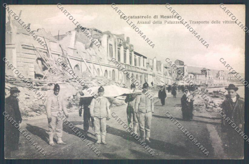Messina Terremoto Città cartolina ZB9871 – fronte