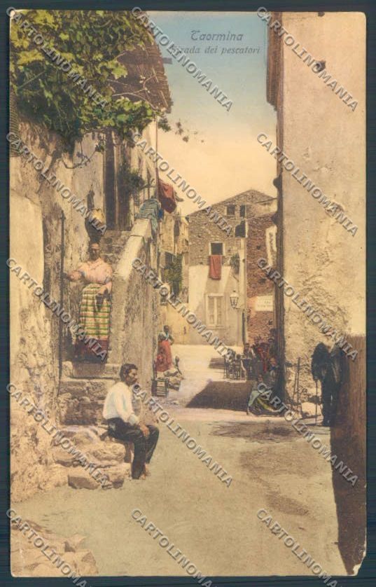 Messina Taormina cartolina ZB9911 – fronte
