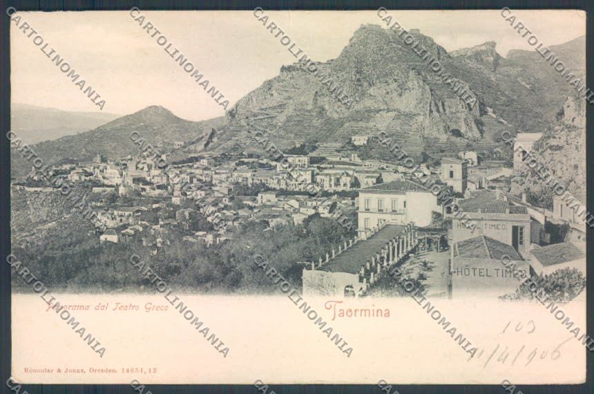 Messina Taormina STRAPPINO cartolina ZB9913 – fronte