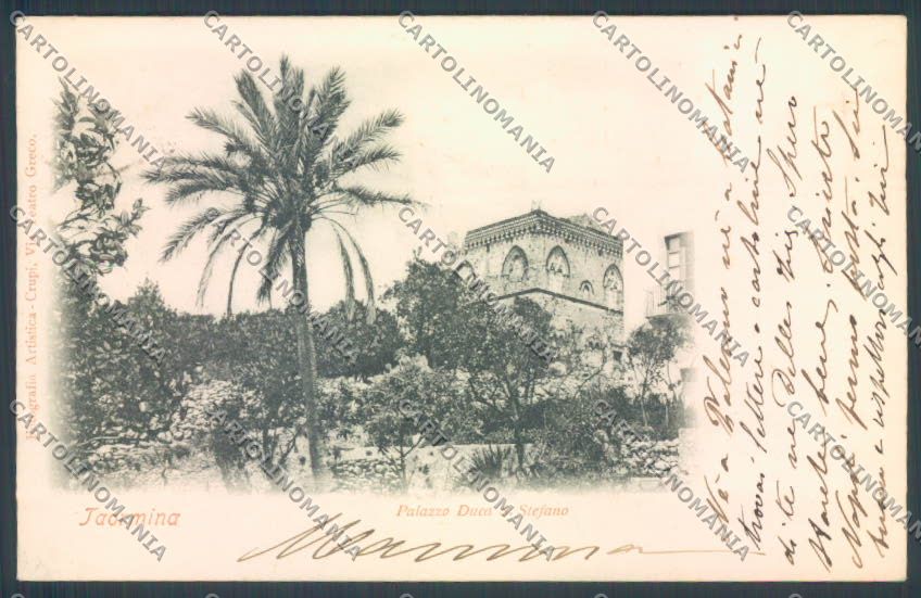 Messina Taormina cartolina ZB9923 – fronte