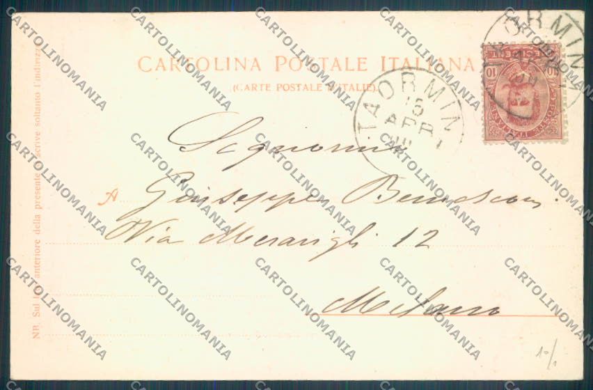 Messina Taormina cartolina ZB9923 – retro