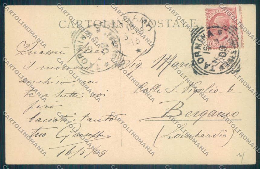 Messina Taormina cartolina ZB9925 – retro