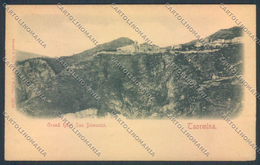 Messina Taormina cartolina ZB9927 – fronte