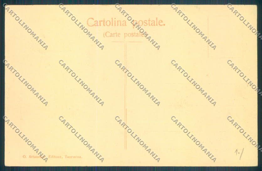 Messina Taormina cartolina ZB9929 – retro