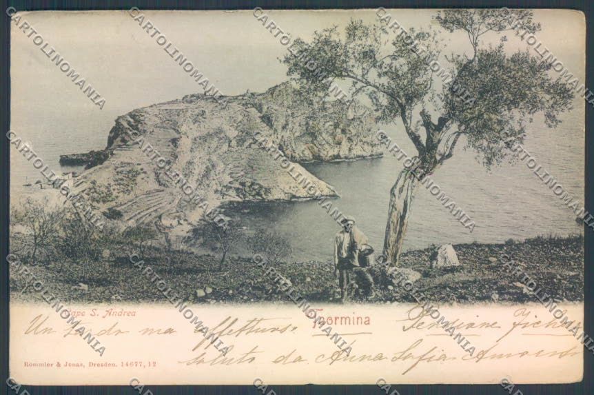 Messina Taormina ABRASA cartolina ZB9932 – fronte