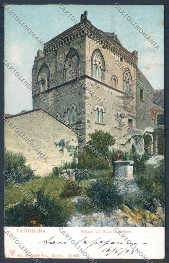 Messina Taormina cartolina ZB9951 – fronte