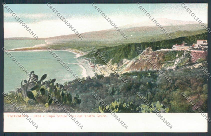Messina Taormina cartolina ZB9954 – fronte