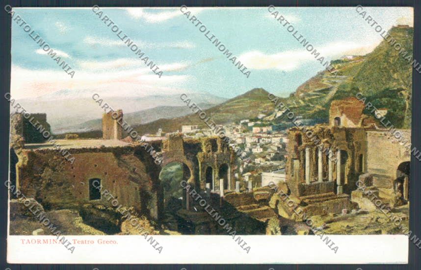 Messina Taormina TeatroGreco cartolina ZB9959 – fronte