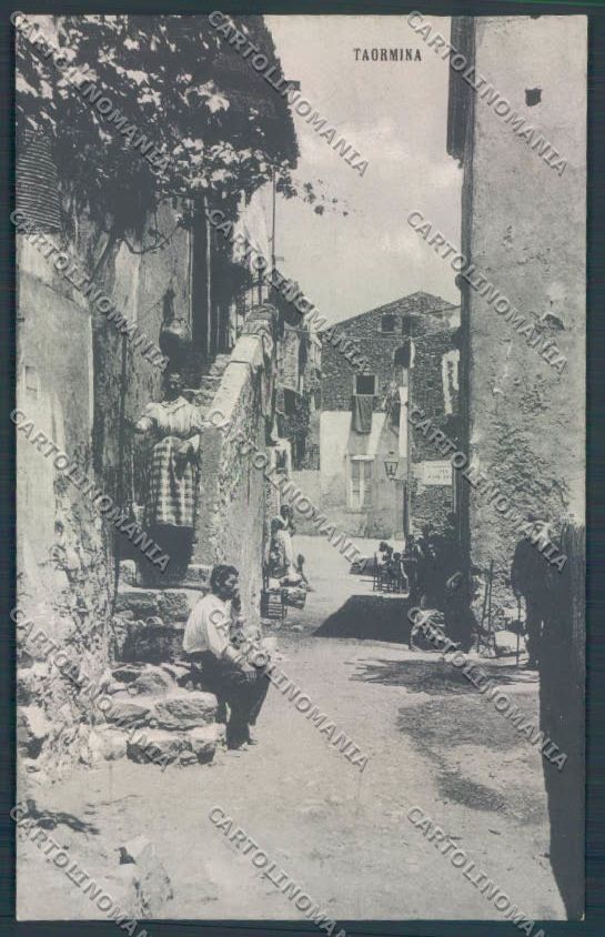 Messina Taormina ABRASA cartolina ZB9968 – fronte