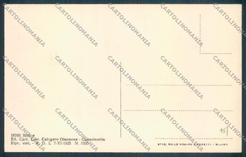 Caltanissetta Città cartolina ZB9993 – retro