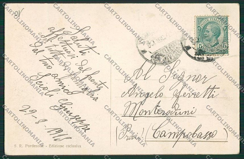 Trieste Città cartolina ZC0010 – retro
