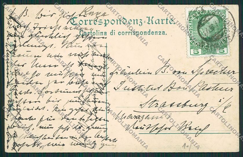 Trieste Città Veliero ABRASA cartolina ZC0028 – retro