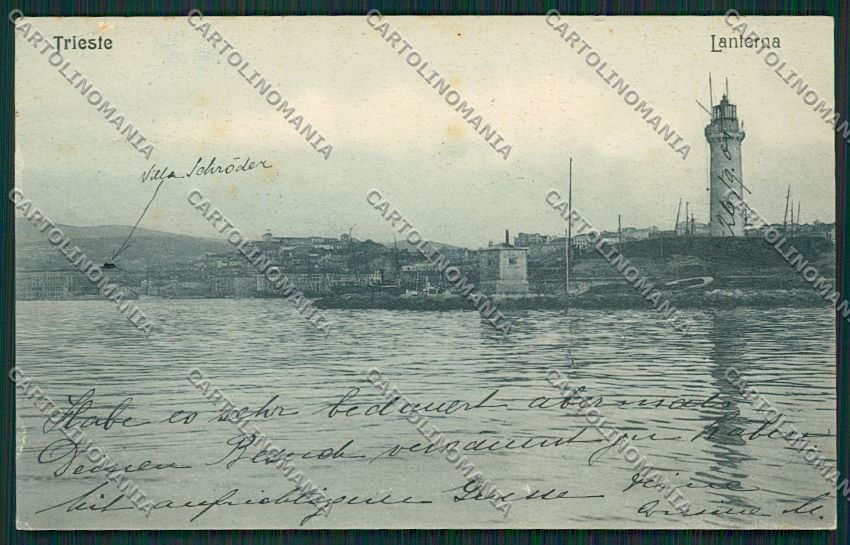 Trieste Città Faro cartolina ZC0029 – fronte