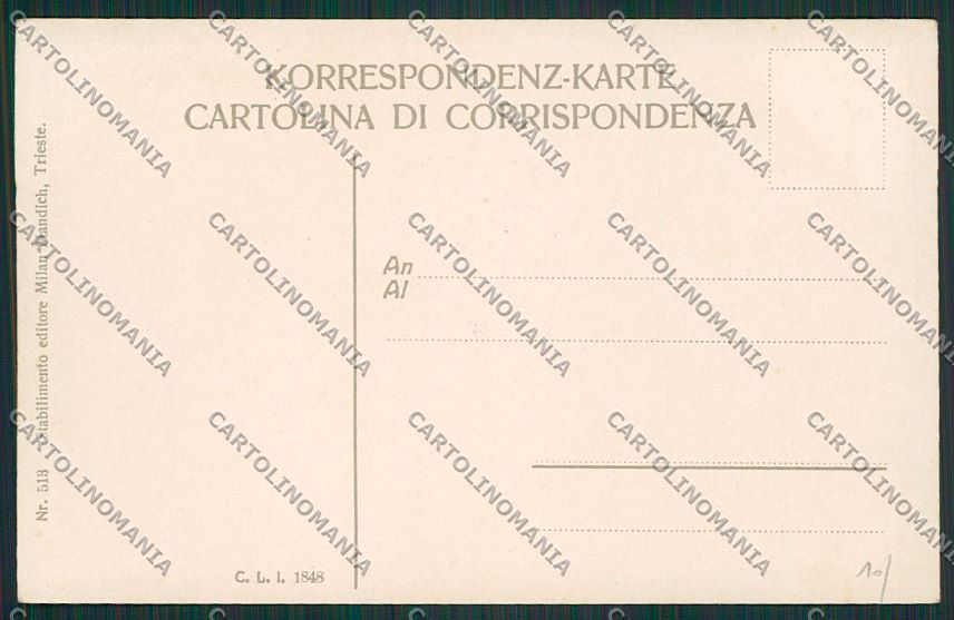 Trieste Città cartolina ZC0030 – retro
