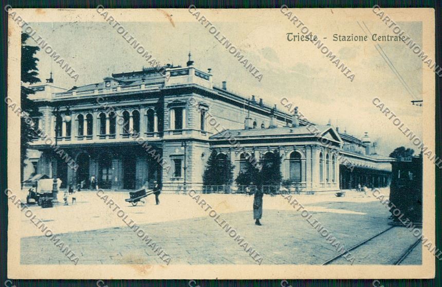 Trieste Città Stazione Centrale cartolina ZC0043 – fronte