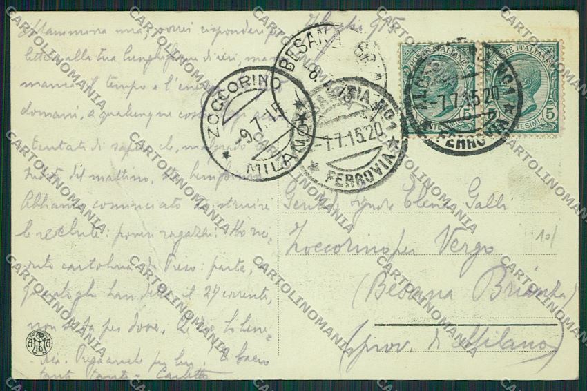 Trieste Città cartolina ZC0050 – retro