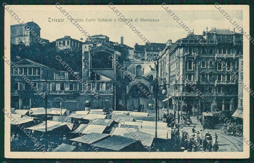 Trieste Città Mercato cartolina ZC0064 – fronte