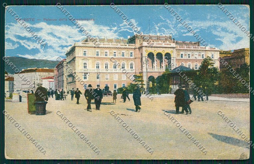 Trieste Città Palazzo della Luogotenenza cartolina ZC0065 – fronte
