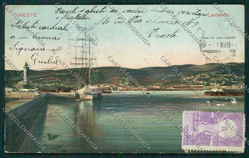 Trieste Città Veliero cartolina ZC0069 – fronte