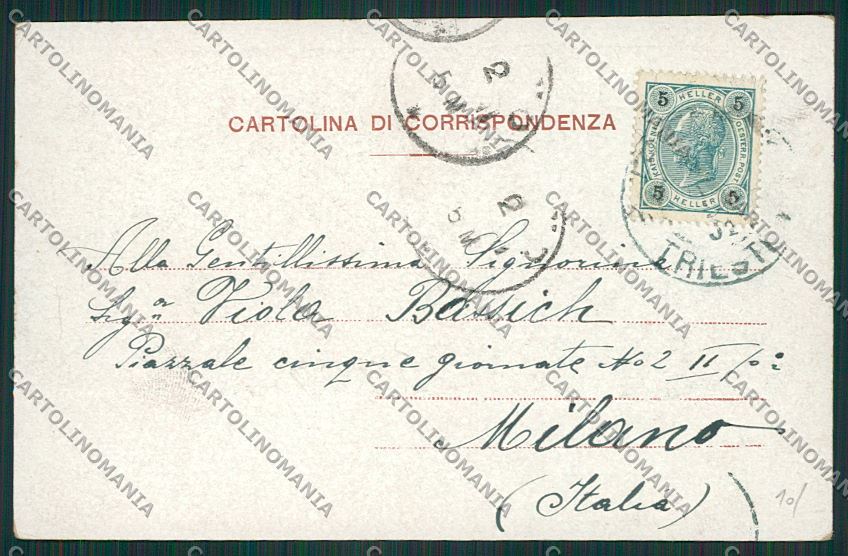 Trieste Città cartolina ZC0077 – retro