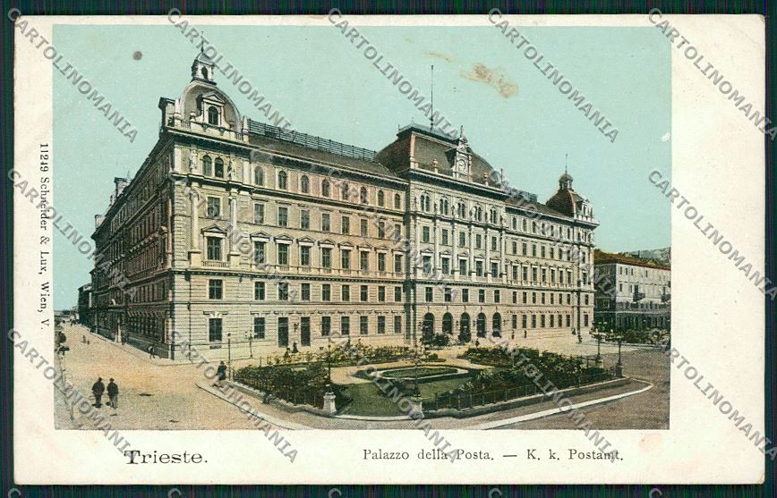 Trieste Città Palazzo delle Poste e Telegrafi cartolina ZC0097 – fronte