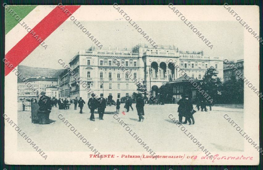 Trieste Città Palazzo del Governatore cartolina ZC0109 – fronte