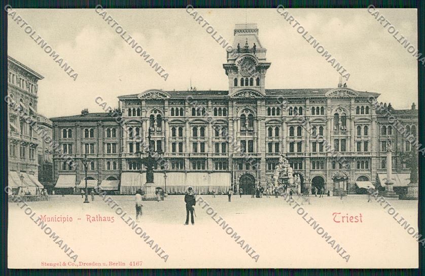 Trieste Città Municipio cartolina ZC0113 – fronte