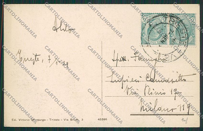 Trieste Città cartolina ZC0119 – retro