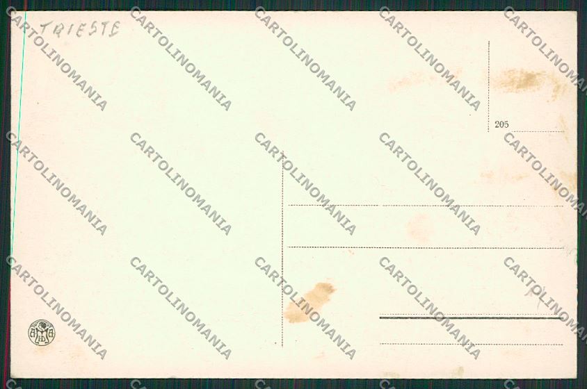 Trieste Città cartolina ZC0129 – retro