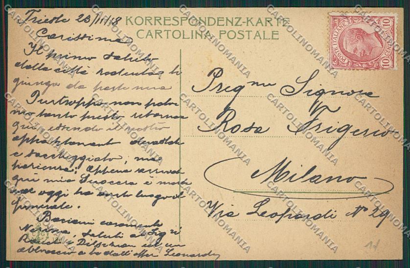 Trieste Città cartolina ZC0131 – retro