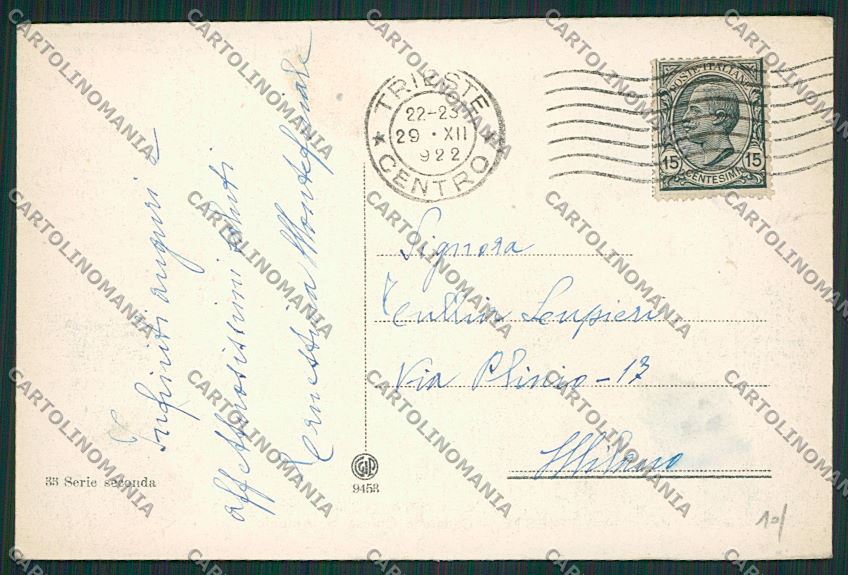 Trieste Città cartolina ZC0137 – retro