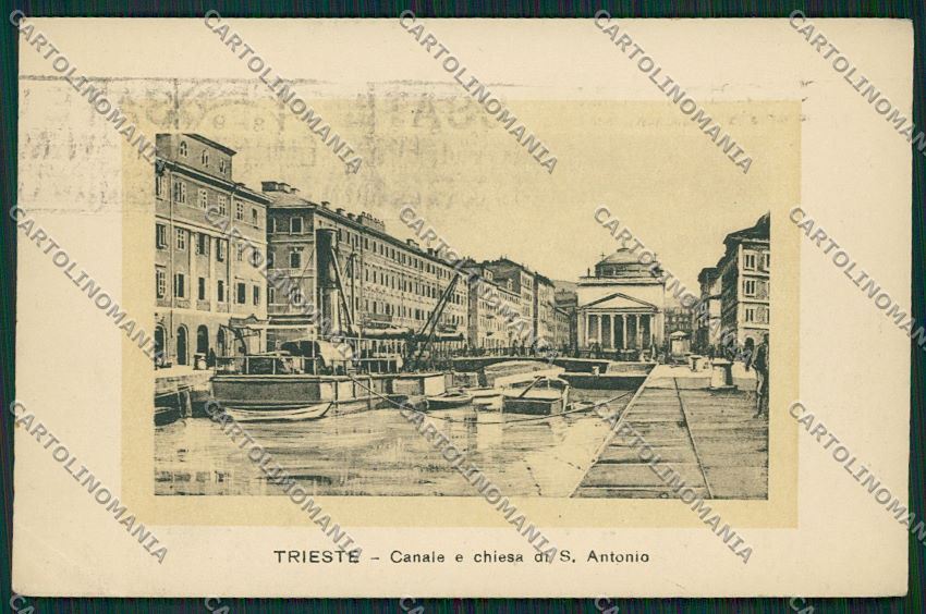 Trieste Città PIEGHINE cartolina ZC0138 – fronte