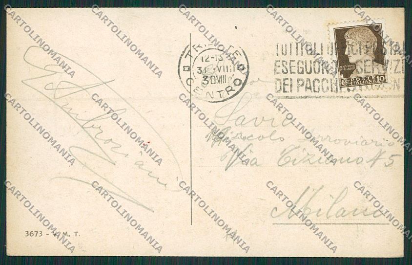 Trieste Città cartolina ZC0154 – retro