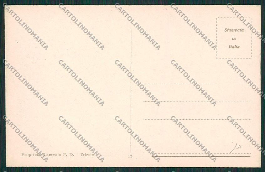 Trieste Città cartolina ZC0162 – retro
