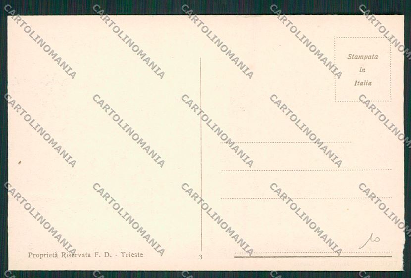 Trieste Città cartolina ZC0163 – retro