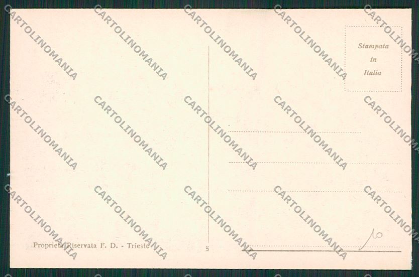 Trieste Città cartolina ZC0165 – retro