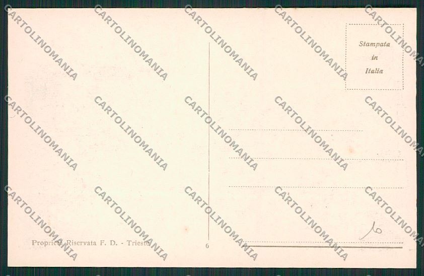 Trieste Città cartolina ZC0166 – retro