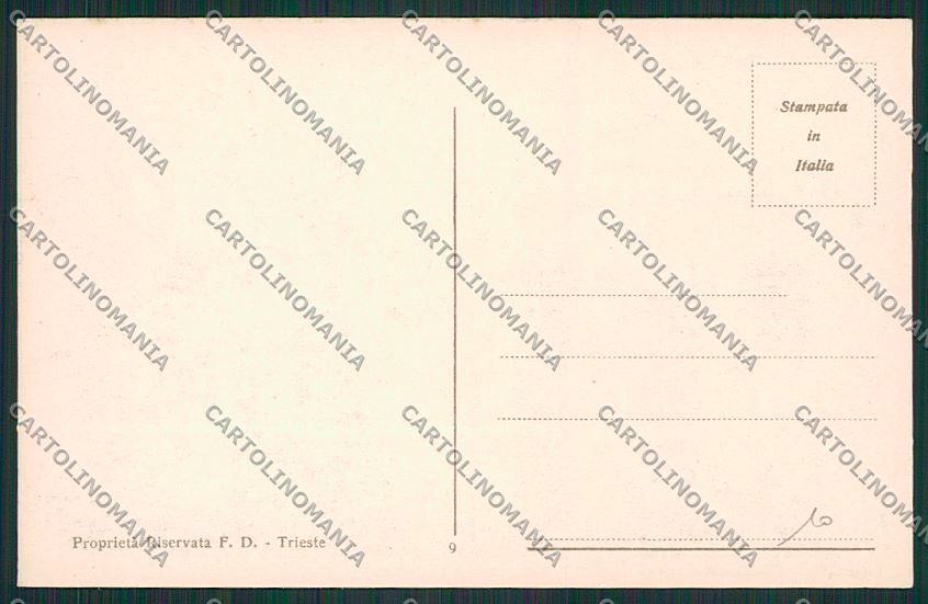 Trieste Città cartolina ZC0168 – retro