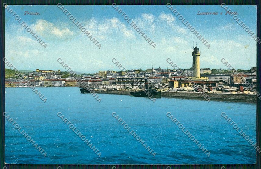 Trieste Città Lanterna cartolina ZC0179 – fronte