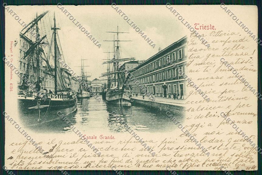 Trieste Città Veliero cartolina ZC0183 – fronte