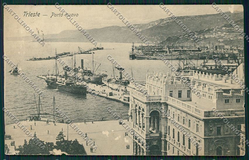 Trieste Città ABRASA cartolina ZC0185 – fronte