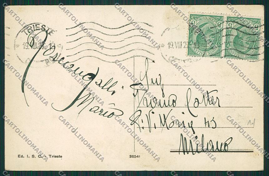 Trieste Città cartolina ZC0198 – retro