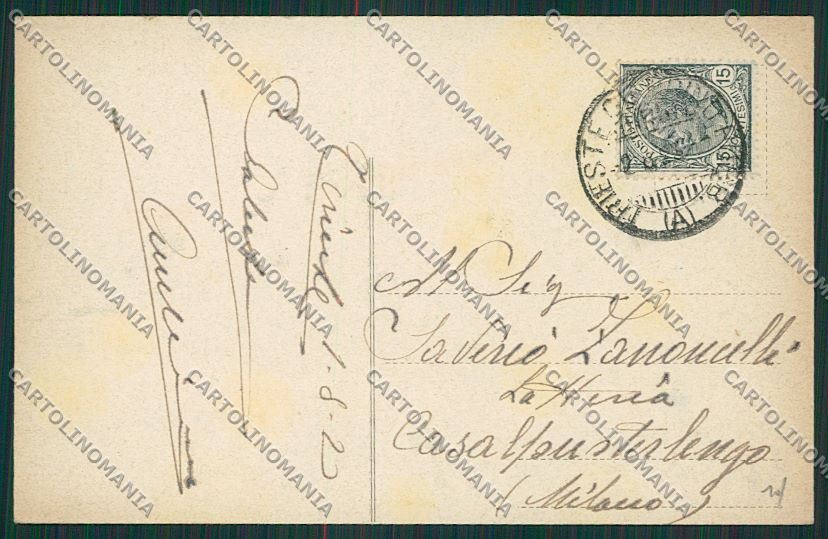Trieste Città Palazzo delle Poste e Telegrafi cartolina ZC0218 – retro