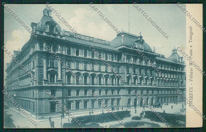 Trieste Città Palazzo delle Poste e Telegrafi cartolina ZC0219 – fronte