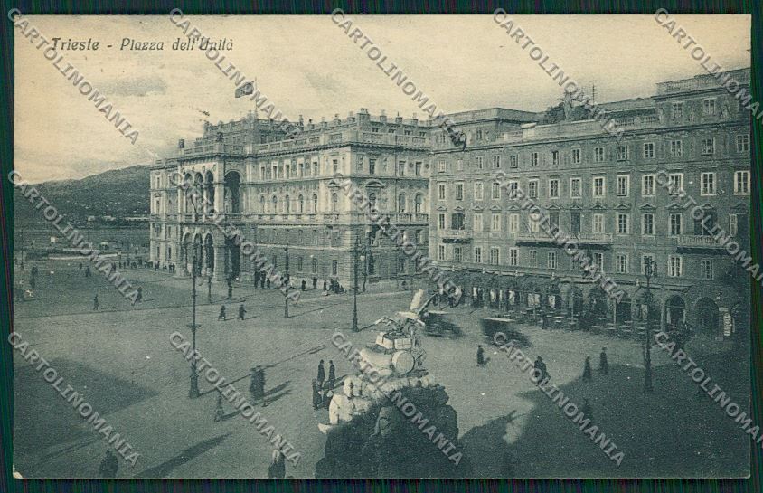 Trieste Città PIEGATA cartolina ZC0228 – fronte