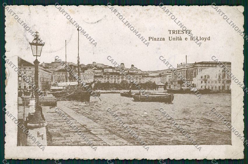 Trieste Città Palazzo del Lloyd cartolina ZC0229 – fronte