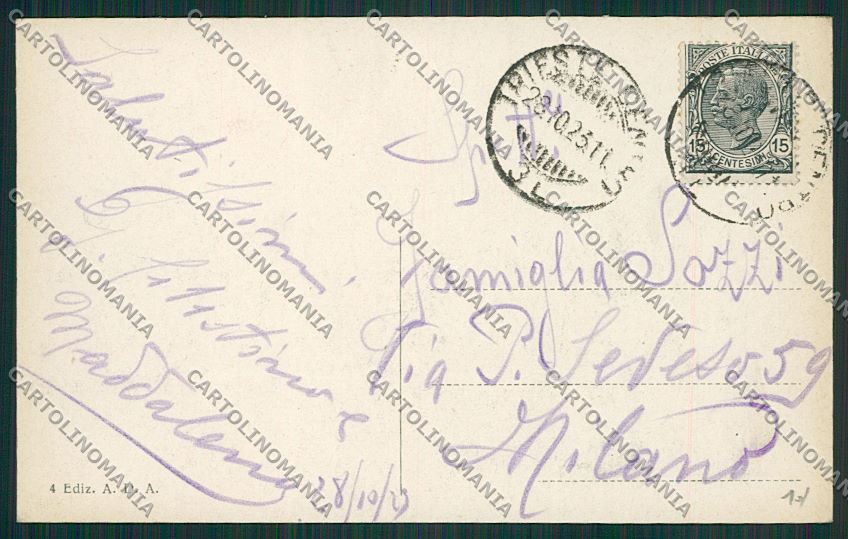 Trieste Città cartolina ZC0263 – retro