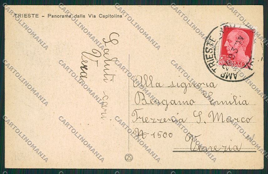 Trieste Città cartolina ZC0266 – retro