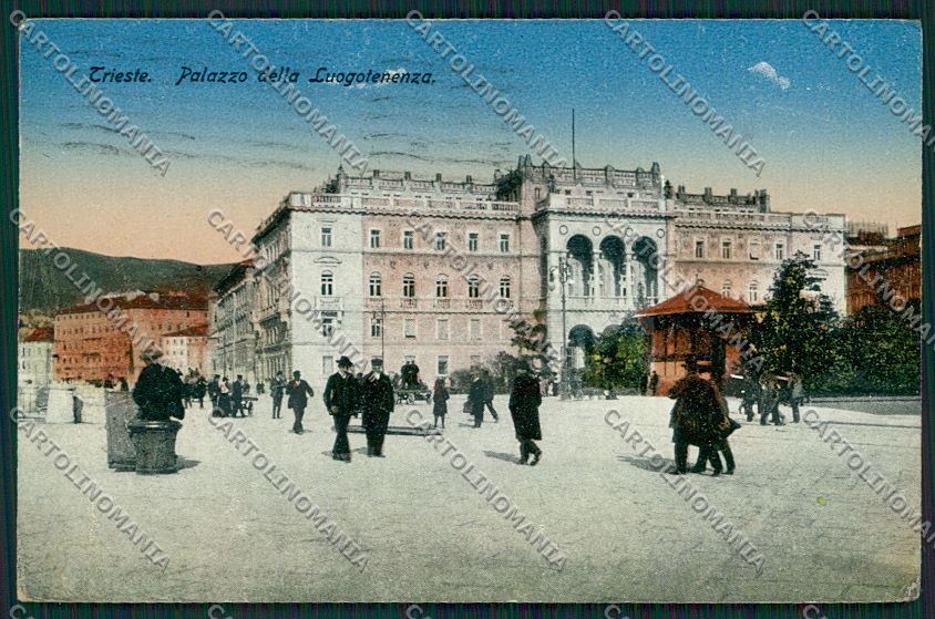 Trieste Città Palazzo della Luogotenenza cartolina ZC0282 – fronte
