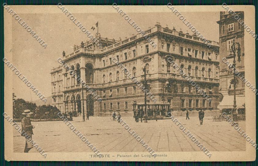 Trieste Città Palazzo della Luogotenenza cartolina ZC0283 – fronte
